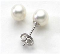 Earrings Mikiko Woman in White Gold M.GOA75 B
